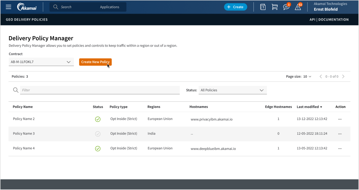 Akamai GeoDelivery